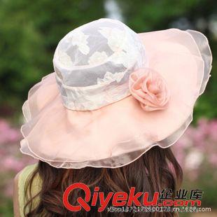 遮陽帽 太陽帽子女夏天防紫外線折疊戶外大沿沙灘帽韓版防曬遮陽帽原始圖片3