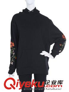 9.7~ 真假對比！原廠出品  jouetie袖口花朵刺繡純棉毛圈連帽衛(wèi)衣！原始圖片2