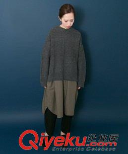 9.7~ 日本 KBF官網(wǎng)同步 補丁拼接加脖套兩穿兩件套套頭毛衣原始圖片3