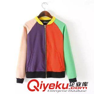 3號新款 歐美復古潮千鳥格休閑寬松立領夾克棒球服開衫短外套女上衣