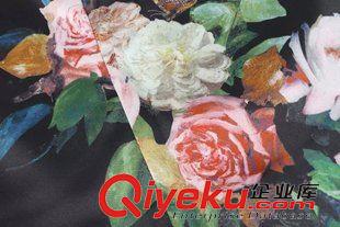 3-4號新款 歐美大牌海報款復古數(shù)碼印花弧形短裙半身裙包臀花裙子短裙女原始圖片3
