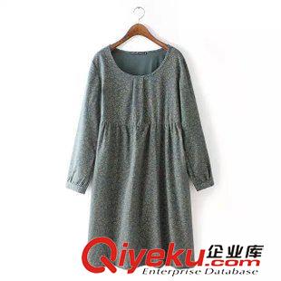 9-10號(hào)新款 新款森女文藝范寬松加大碼碎花長(zhǎng)袖連衣裙 長(zhǎng)裙女裙子 早秋新款女原始圖片2