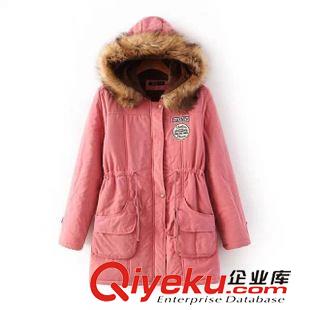 棉衣 秋冬裝新款連帽加絨抽繩口袋棉衣棉服加厚外套女裝批發(fā)混批