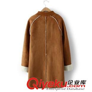 11-12號(hào)新款 麂皮絨羊羔毛中長款棒球服夾克休閑運(yùn)動(dòng)棉衣外套 秋冬新款女原始圖片2