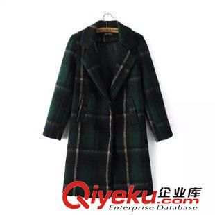 17-18號新款 韓國秋冬新款女 寬松翻領(lǐng)粉色毛呢大衣中長款外套呢子上衣女