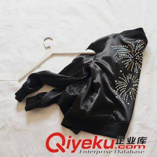 29-30號新款 歐美dp街頭明星款后背個性亮片煙花亮面夾克棒球服短外套原始圖片3