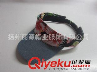 空頂帽 廠家批發(fā)定做全棉印花空頂帽子 時尚大花朵網(wǎng)球帽子遮陽帽子原始圖片3