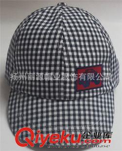 兒童帽 供應(yīng)廠家直銷華夫格兒童棒球帽 格子布運動帽 寶寶戶外遮陽帽子原始圖片2