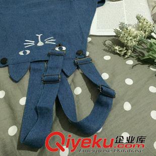 2015-03-24 英國L家同款cat a fore dungas水洗牛仔背帶連衣裙貓耳萌可愛dp原始圖片2