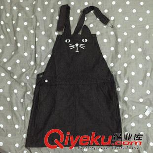 2015-03-24 英國L家同款cat a fore dungas水洗牛仔背帶連衣裙貓耳萌可愛dp原始圖片3