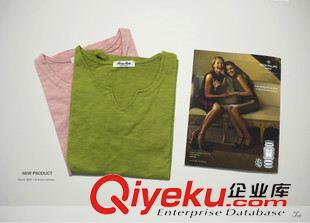 春夏季 2015夏季韓版文藝純色竹節(jié)棉舒適透氣女式T恤寬松隨意百搭打底原始圖片2