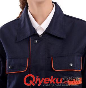 長袖工作服 秋冬新款耐磨工作服勞保服汽修機械工作服定做工廠員工廠服