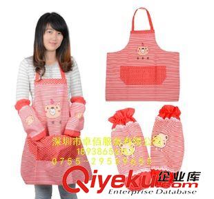 圍裙 廠家訂做清潔廚房掛肩式防護(hù)圍裙適合超市理發(fā)店原始圖片2