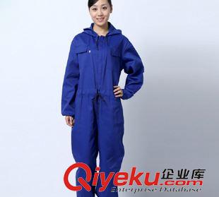 連體服 批發(fā)男女長袖電焊汽修工作服噴漆工作服工程勞保機(jī)修工作連體服