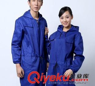 連體服 批發(fā)男女長袖連體服電焊汽修工作服工程勞保機(jī)修噴漆工作服原始圖片2