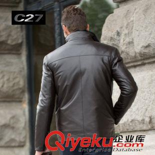 皮 衣 男式皮草男士綿羊皮水貂內(nèi)膽zp皮衣尼克服黃金貂內(nèi)膽皮毛一體原始圖片2