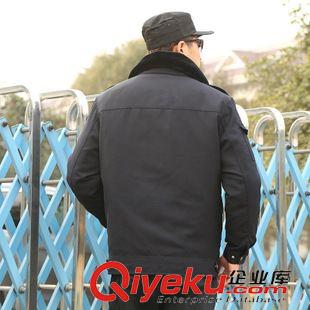 保安大衣 保安服冬裝 防寒大衣 物業(yè)酒店保安棉衣 加厚保暖冬值勤工作服原始圖片3