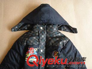 童棉衣 2015秋冬新款中小男女連帽兒童羽絨棉襖衣服裝保暖外套廠原始圖片2