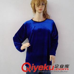 加絨阿姨長袖 2015新款中老年女裝秋裝中長款印花大碼媽媽裝圓領長袖T恤女上衣原始圖片2