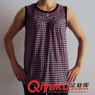 阿姨背心 中老年女裝無袖阿婆衫 阿姨衫 夏季清涼小背心 媽媽裝微信批發原始圖片2