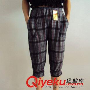 阿姨七分褲 夏新款修身顯瘦打底外穿時(shí)尚哈倫褲 薄款女小腳休閑褲女褲子 7分原始圖片3