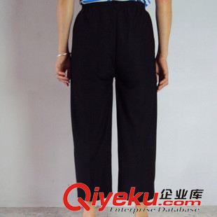 阿姨七分褲 15新款上市 阿婆媽媽清涼打底褲阿里巴巴地?cái)傌浽?庫(kù)存甩賣原始圖片2