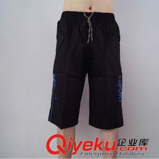 男七分褲 廠家批發 2015夏季新款休閑戶外運動七分褲直筒褲加大男褲潮褲原始圖片3