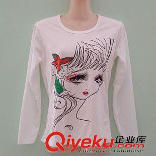 未分類 2015秋季女裝新款純棉寬松大碼字母普通款長(zhǎng)袖t恤一件代發(fā)原始圖片3