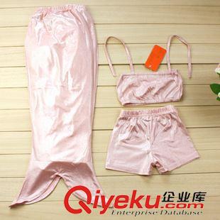 兒童泳衣 2015外貿(mào)歐美女童bjn美人魚泳衣外貿(mào)童裝女童分體泳衣童裝批發(fā)原始圖片3