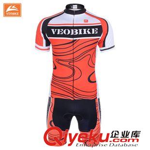 騎行短套裝 VEOBIKE 唯派熱銷款戶外運(yùn)動(dòng)騎行服套裝批發(fā)定做 夏季短袖單車服