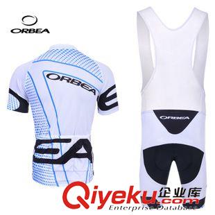 背帶短套裝 外貿(mào)熱銷 ORBEA 車隊版背帶騎行服短套裝 排汗透氣吊帶自行車服裝