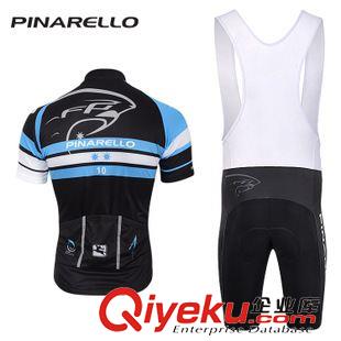 背帶短套裝 2015  PINARELLO 車隊版 短袖背帶騎行服套裝 專業(yè)背帶自行車服