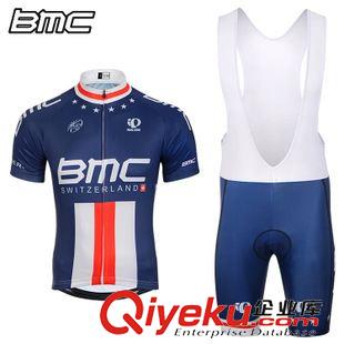 背帶短套裝 2015 BMC 車隊版夏季短袖背帶騎行服套裝 專業(yè)背帶自行車服 夏季