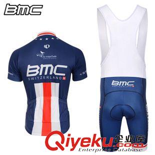 背帶短套裝 2015 BMC 車隊版夏季短袖背帶騎行服套裝 專業(yè)背帶自行車服 夏季