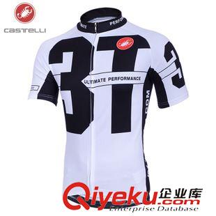 騎行短上衣 2014外貿(mào)熱銷 Castelli 3T 白蝎子騎行服批發(fā) 短袖山地自行車服裝原始圖片2