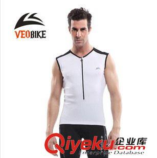 騎行短上衣 VEOBIKE 唯派正品自行車騎行服背心 排汗透氣夏季騎行服馬甲原始圖片2