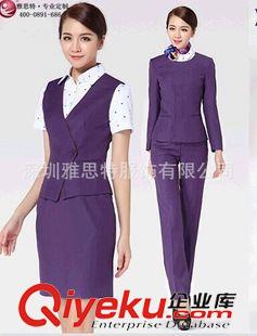 女士OL.職業(yè)裝 公司辦公室女士職業(yè)裝定做 訂購(gòu)韓國(guó)空姐服 時(shí)尚空姐工作服空姐裝原始圖片2