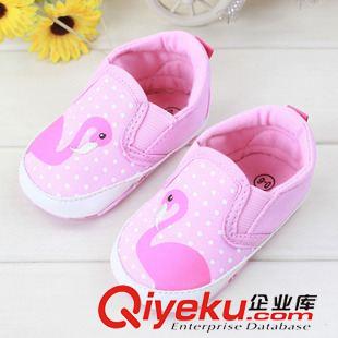 8月份新款學(xué)步鞋 新款批發(fā)出口學(xué)步鞋軟底粉色卡通 寶寶鞋L0415 齊碼起批原始圖片3