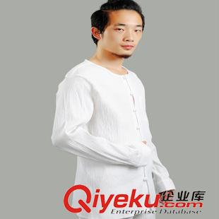 禪修服 制衣廠加工定做 亞麻男士瑜伽服禪修服套裝居士服修禪晨練男裝