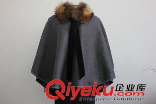 披肩 新款超大披肩斗篷羊毛帶領大披肩羊絨披風工廠加工定做  保證質量