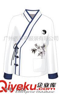 原創(chuàng)設(shè)計(jì) 中國(guó)風(fēng)亞麻漢服改良男上衣斜襟盤扣立領(lǐng)修身印花復(fù)古唐裝加工定做原始圖片2