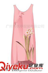 原創(chuàng)設(shè)計(jì) 廣州制衣廠原創(chuàng)設(shè)計(jì)吊帶桃花印花吊衫名族田園風(fēng)  貼牌加工定做