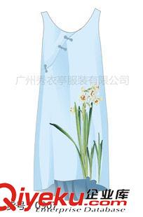 原創(chuàng)設(shè)計(jì) 2015新款大碼女裝棉麻印花連衣裙文藝范A字裙背心裙 新上女裝定做原始圖片2