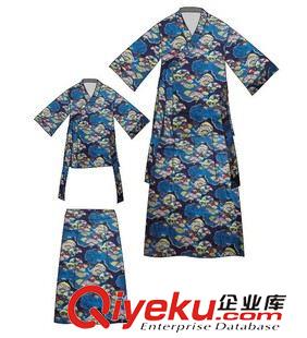 未分類 2015新款東瀛風休閑文藝茶禪服 時尚拼接中國風兩件套裝 加工定做原始圖片2