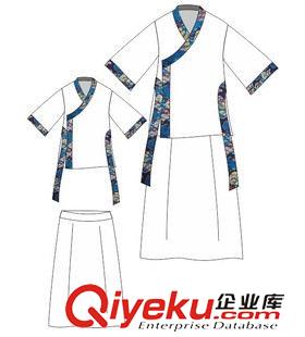 未分類 2015新款東瀛風休閑文藝茶禪服 時尚拼接中國風兩件套裝 加工定做原始圖片3