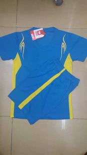 5月新品 2018中國足球服兒童足球衣訓練服套裝男比賽短袖足球服訓練可印號