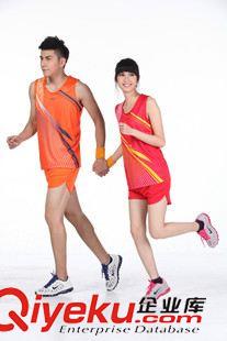 田徑服 zp情侶款田徑服運動套裝 田徑比賽服專用服裝 背心和短褲可印號原始圖片2