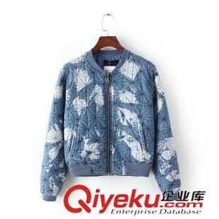 7月上旬上新 2015歐洲站新款女裝經(jīng)典復(fù)古小香風(fēng)腰果花棉衣外套 一件代發(fā) 爆