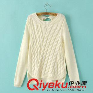 ZA 歐洲站女裝dp同款麻花編織開叉簡約時(shí)尚毛衣外套女原始圖片2