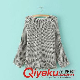ZA 歐洲站秋冬西班牙dp新款混色編織針織蝙蝠袖毛衣外套女原始圖片3